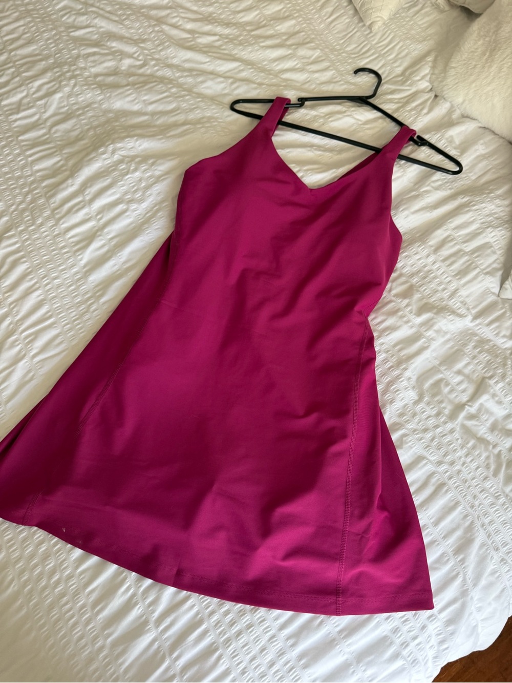 Old Navy Fuchsia V-Neck Mini Dress